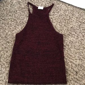 Burgundy cute top